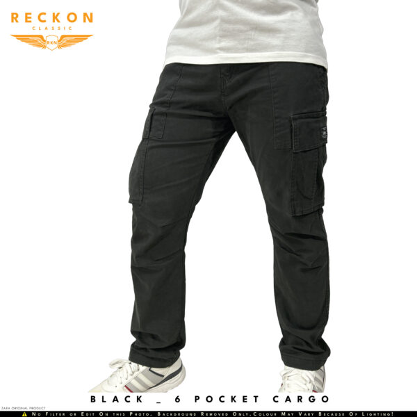 ZARA 6 POCKET CARGO – ASH BLACK