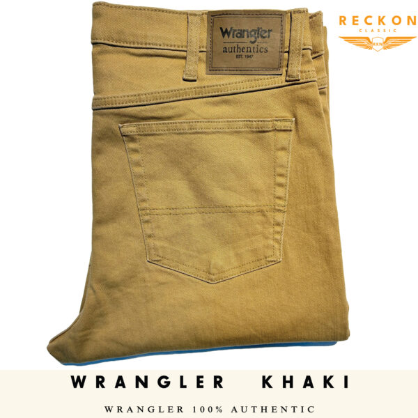 WRANGLER® KHAKI AUTHENTIC DENIM