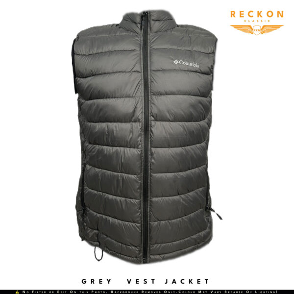 COLUMBIA Insulated Puffer Vest Jacket - GREY