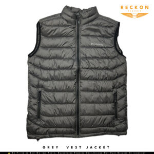 COLUMBIA Insulated Puffer Vest Jacket - GREY - Image 3
