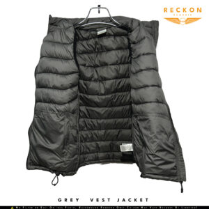 COLUMBIA Insulated Puffer Vest Jacket - GREY - Image 5