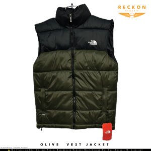 THE NORTH FACE 700 Fill Down Vest Jacket - OLIVE - Image 3
