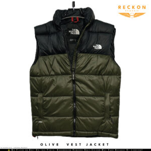 THE NORTH FACE 700 Fill Down Vest Jacket - OLIVE - Image 4