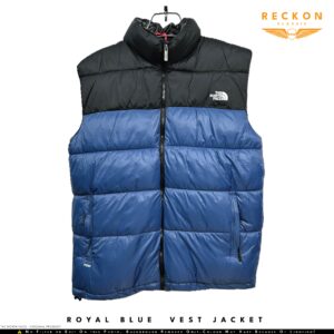 THE NORTH FACE 700 Fill Down Vest Jacket - ROYAL BLUE
