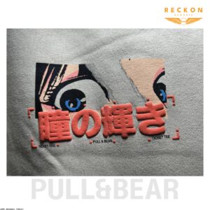 PULL & BEAR UNISEX DROP SHOULDER HOODIE – BEIGE - Image 5