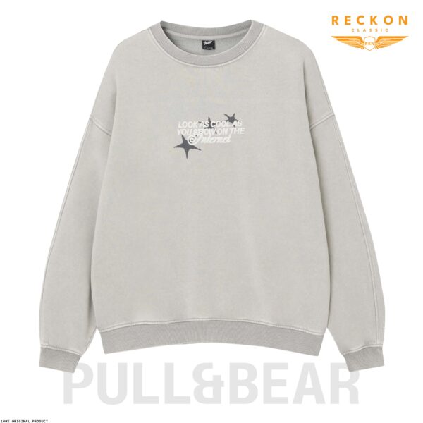 PULL & BEAR STWD UNISEX DROP SHOULDER SWEATSHIRT